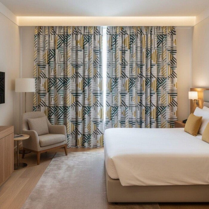 Premium Printed Hotel Curtain