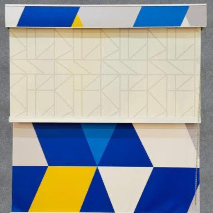 Dual Layer Printed Roller Blind
